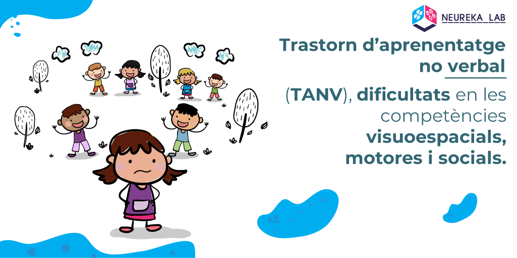 El trastorn d'aprenentatge no verbal (TANV) implica en dificultats en les competències visuoespacial, motores i socials.